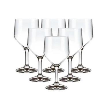 Imagem de Jogo 6 Taças Vinho Agua Vidro Buffet 300ml Nadir - Nadir Figueiredo