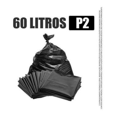 Imagem de Saco De Lixo 60 Litros P2 Resistente 100 Unidades - HIGIPACK