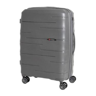 Imagem de Mala De Viagem Média 23kg 4 Rodas Travelux Basel II M, Cinza