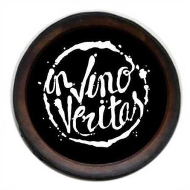 Imagem de Quadro Decorativo Porta Rolhas Redondo In Vino - Pequeno 1051 - Karin 