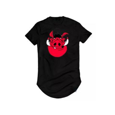 Imagem de Camiseta Longline Chicago Dennis Rodman Michael MJ Basquete