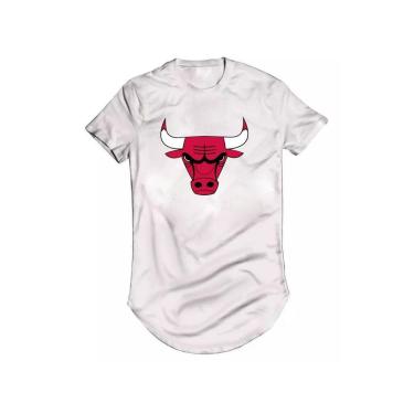 Imagem de Camiseta Longline Chicago Dennis Rodman Michael MJ Basquete