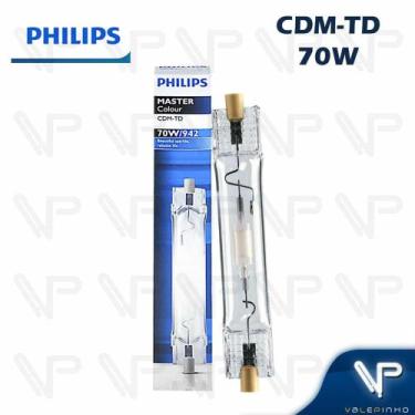 Imagem de LÂMPADA VAPOR METÁLICO DUPLO CONTATO PHILIPS CDM-TD        70W 4200K(B