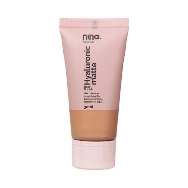 Imagem de Base Líquida Hyaluronic Matte Cor 05 Nina Make Up - 30Ml