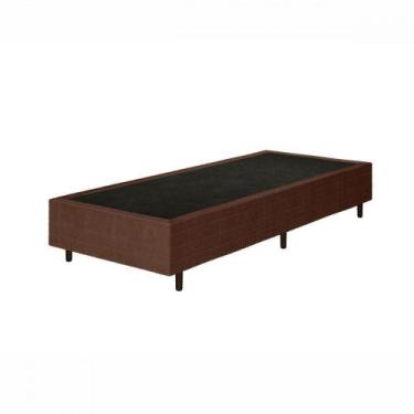 Imagem de Base Cama Box Solteiro 88x188 Applauso Marrom Apolospuma Marrom - APOL