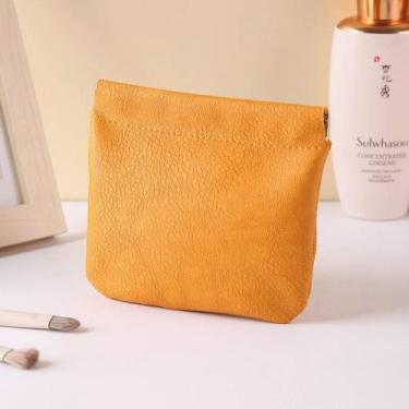 Imagem de Porta níquel mini bolsa fecho magnetico - bazar do saara, Laranja