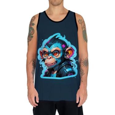 Imagem de Camiseta Regata Tshirt Animais Cyberpunk Macacos Gorilas 1 - Enjoy Sho