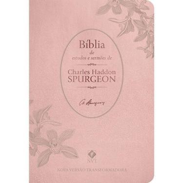 Imagem de Biblia de Estudo e Sermões Spurgeon - Rosé