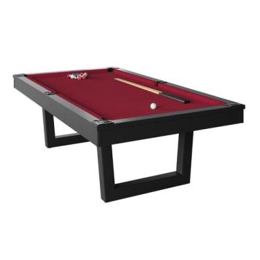 Imagem de Mesa de Sinuca/Bilhar - 2,20x1,20 - Nelson Bilhares, Bordô