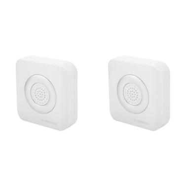 Imagem de Topincn 2 Peças de Campainha Com Fio, Alto-falante de 90db, Campainha Elétrica de Montagem na Parede para Segurança Doméstica de Escritório