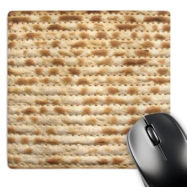 Imagem de 3dRose Mouse pad LLC 20 x 20 x 0,25 polegadas, Foto de textura de pão Matzah para Páscoa Pesach Engraçado Humor Judaico Matzo Judaísmo Comida (mp_112943_1)