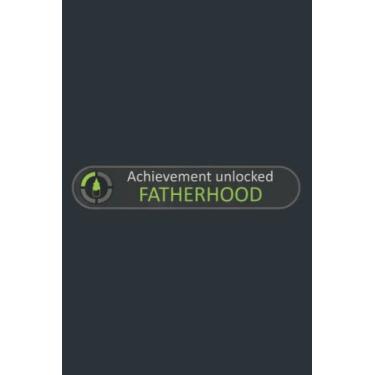 Imagem de Mens First Time Dad Achievement - Gamer Father - Expecting Father: Study Notebook, 6 x 9 inches, 120 pages