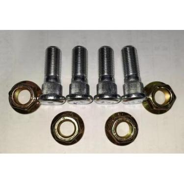 Imagem de SHULIY Parafusos de cubo de roda nº 92153-1915 e porcas 92210-0603 Substituição para Kawasaki Teryx 750 800 KRX1000 e 2016-2024 Mule PRO-DX DXT, PRO-FX FXT UTV 2016-2024