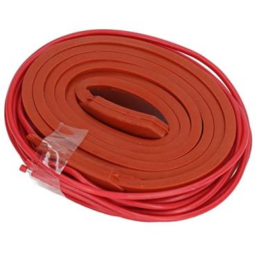 Imagem de Cinto de Aquecimento de Silicone, Aquecedor Flexível de Isolamento à Prova D'água 15x1000mm 40W, Com Excelente Desempenho à Prova D'água, para Aquecimento de Tubos de óleo