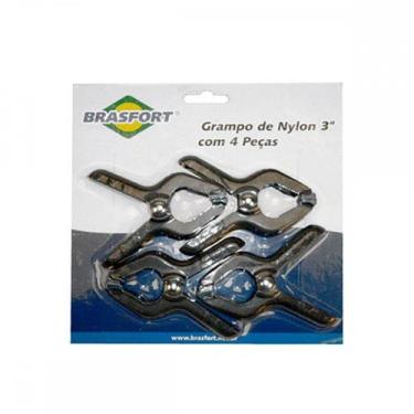 Imagem de Grampo Nylon 3'' C/4 Brasfort 7353 - RAYCO
