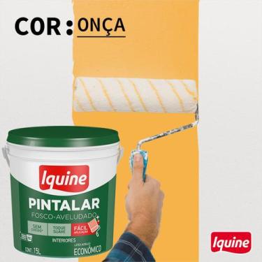 Imagem de Tinta Acrílica Econômica Pintalar Branco Fosco 15 Litros - Iquine, Onç
