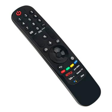 Imagem de MR22GA AKB76039902 Controle remoto de substituição de voz compatível com LG LED TV 2022 modelo 55UQ9000PUD 43UQ9000PUD 50UQ9000PUD 65UQ9000PUD 70UQ9000PUD 75UQ9000PUD 86UQUQ9000PUD 9000PU. D