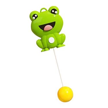 Imagem de Tênis de Tênis de Mesa Elasta Elástica Eixo Automático Crianças Auto -prática Interna Ajustável (Estilo de sapo)