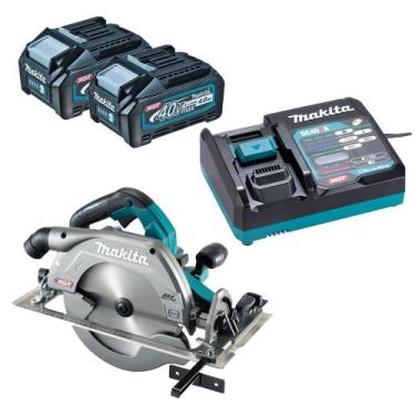 Imagem de Serra Circular 235mm 40V XGT HS010GZ 2x 4.0Ah Makita 220v, 220V