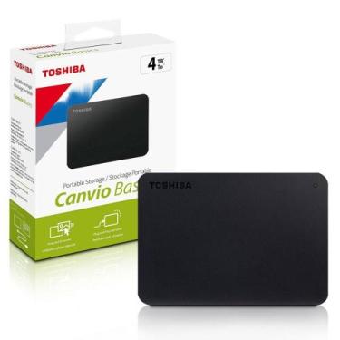 Imagem de HD Externo 4TB USB 3.0 Canvio Basics HDTB440XK3 Toshiba