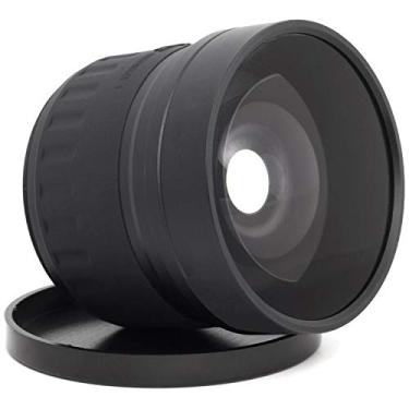 Imagem de Lente olho de peixe de alto grau 0,21x-0,22x + pano de limpeza de microfibra Nw Direct para Canon VIXIA HF G60