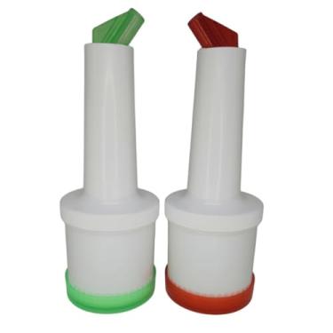 Imagem de Kit 2 Garrafas Store'n Pour Jarra Barman 500mL Profissional Açucar Bebidas Drinks Bartender