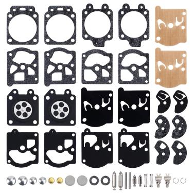 Imagem de Kit de reparo de carburador K10-WAT pacote com 2, kit de reconstrução de carburador compatível com a série WA WT adequado para cortador de folhas de motosserra