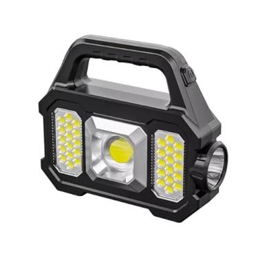 Imagem de Lanterna Solar Pro LED Potente USB e Portátil leve, Ideal para Camping, Emergências e Atividades ao Ar Livre PREMIUM