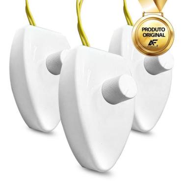 Imagem de Kit 3 Dimmers Rotativo Universal Controlador Liga/desliga - AferMix