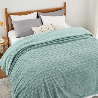 Imagem de Cobertor Bedsure Sherpa Queen Size Fleece Soft Cozy para cama