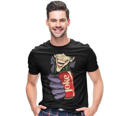 Imagem de Camiseta Coringa Batman Joker Heroi Camisa 100% Algodão - Vesttuario, 