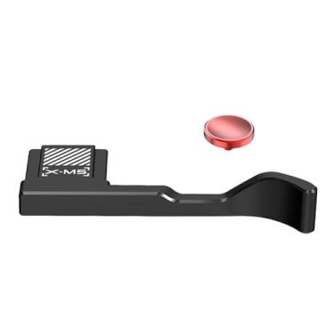 Imagem de SZZCNOX Punho de polegar de metal XM5 para câmera Fujifilm XM5, apoio de polegar para cima antiderrapante com protetor de botão de obturador de sapato quente para câmera Fuji FUJIFILM X-M5, com
