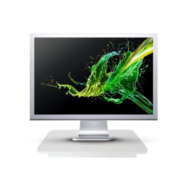 Imagem de Suporte de Mesa Giratório 360° para Monitor - Branco