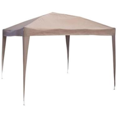 Imagem de Tenda Gazebo Dobrável 3X3M Poliéster Metal - Marrom-Claro