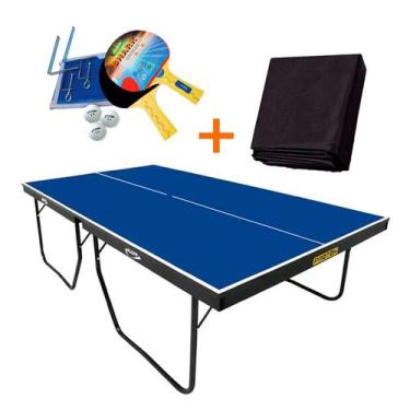 Imagem de MESA PING PONG OFICIAL MDF 25MM - KLOPF 1090 + KIT TÊNIS DE MESA - 503