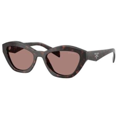 Imagem de Óculos de Sol Prada Catwalk Havana PRA02S 17N60B-52-Feminino