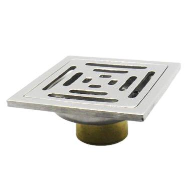 Imagem de Kit 2 Ralos Inteligente 10x10 Anti Odor Insetos Aço Inox Banheiro Casa