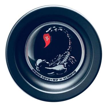 Imagem de Beboo Yoyo Profissional M2 Scorpion Rolamento Concavo Yoyo De Alumínio (ioio, yo-yo) + 5 cordas