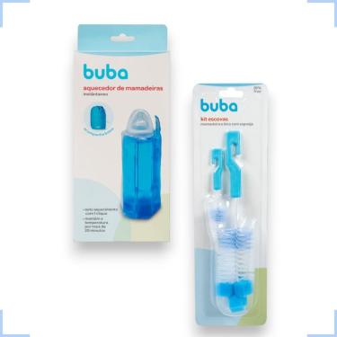 Imagem de Kit Aquecedor Esquenta Mamadeira Portátil E Escova Mamadeira