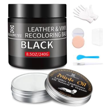 Imagem de Kit de reparo de bálsamo recolorante de couro e óleo de vison 250mL SH