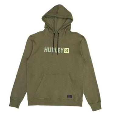 Imagem de Moletom Hurley Canguru Square 2 Over WT25 Masculino-Masculino