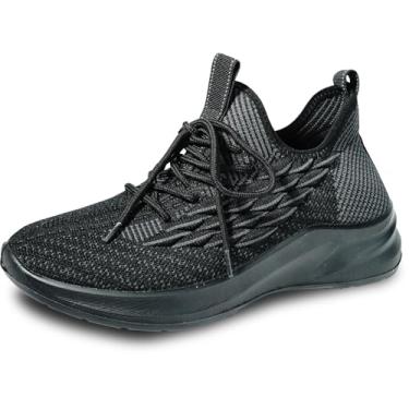 Imagem de VANGELO Tênis feminino profissional antiderrapante para trabalho para enfermeiras AVA e ARIA em serviço de alimentação, preto, Preto 5, 36