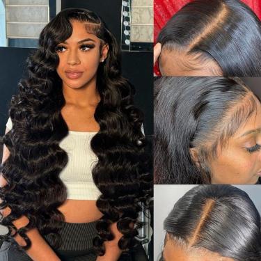 Imagem de Peruca frontal de renda Samrabeauty Body Wave 100% cabelo humano 18"