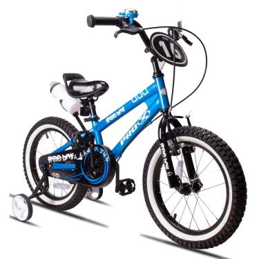 Imagem de Bicicleta Aro 16 Freeboy Pro-X Infantil com Rodinha Squeeze e Buzina Meninos