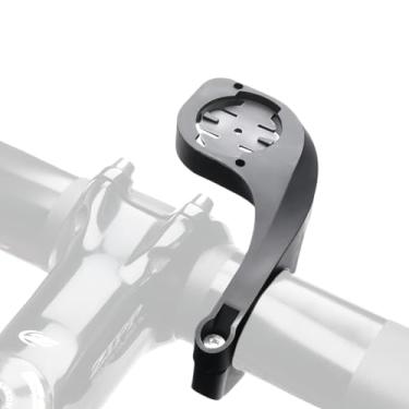 Imagem de Suporte frontal para guidão de bicicleta compatível com Garmin Edge 200, 500, 510, 800, 810, 1000/G/G+/Mage ne/IGPS Port Computer para guidão de 22,2/25,4/31,8 mm, curto