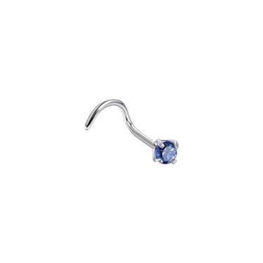 Imagem de Piercing Aço Cirurgico Nariz Nostril Roxo Zirconia - Oremte