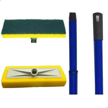 Imagem de Kit Limpa Azulejos e Vidros Janelas com Cabo Extensor 3 Metros - Preve