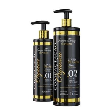 Imagem de Kit Progressiva Orgânica sem Formol Amazon Therapy - NATUVEGAN