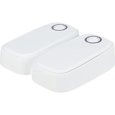 Imagem de TRIXIE Dispensador automático de alimentos TX2, duas tigelas de comida, temporizador duplo, temporizador de 48 horas, operado por bateria, branco