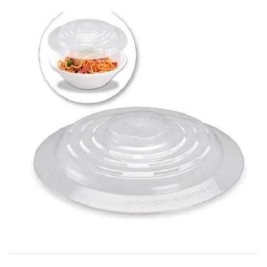 Imagem de Kit 6 Tampas Plástico Microondas Alimentos Cozinha Bpa Free - WCAN